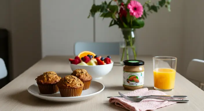 Bran Muffin Recipe setup