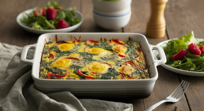 vegetarian breakfast bake