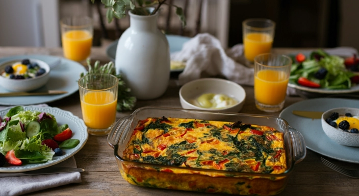 vegetarian breakfast bake